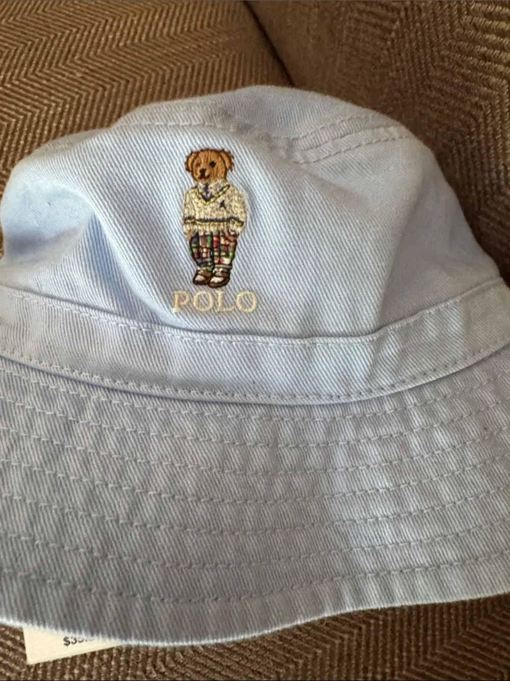 Polo Bear Light Blue Bucket Hat